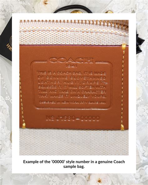 do fake coach bags have serial numbers|genuine coach bag value.